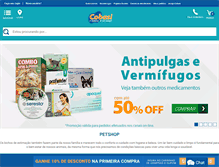 Tablet Screenshot of cobasi.com.br